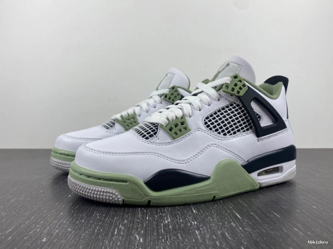 TBkick AQ9129-103 WMNS Seafoam Jordan Air 4 0701